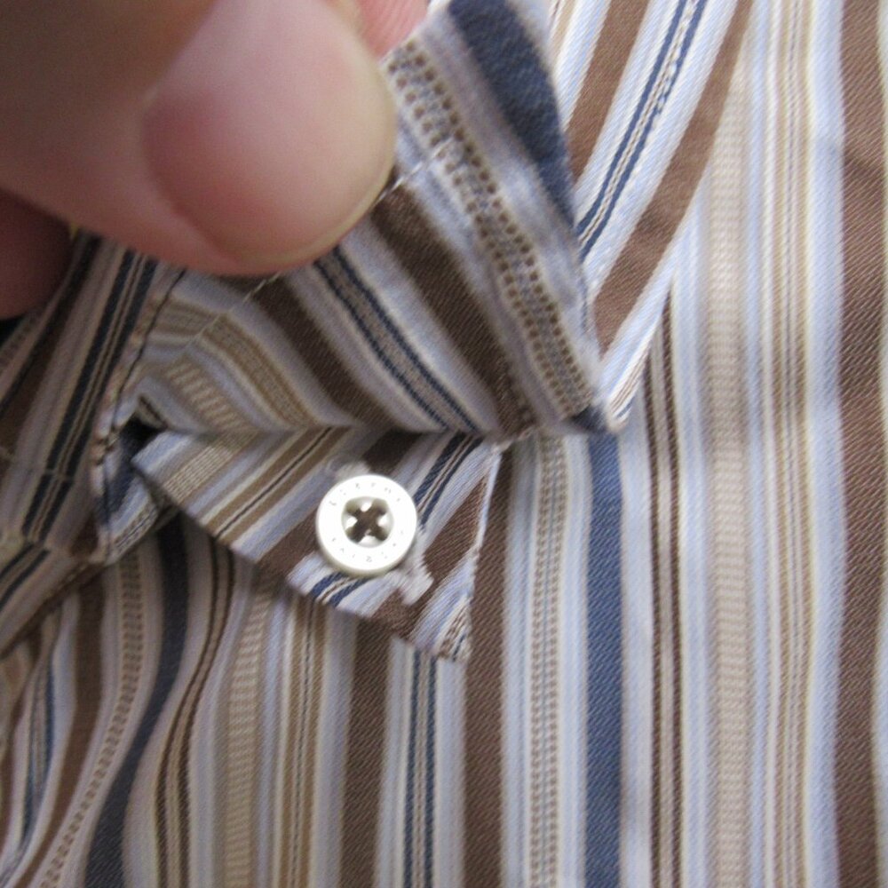 Robert Talbott Carmel Multicolor Striped Long Sle… - image 3